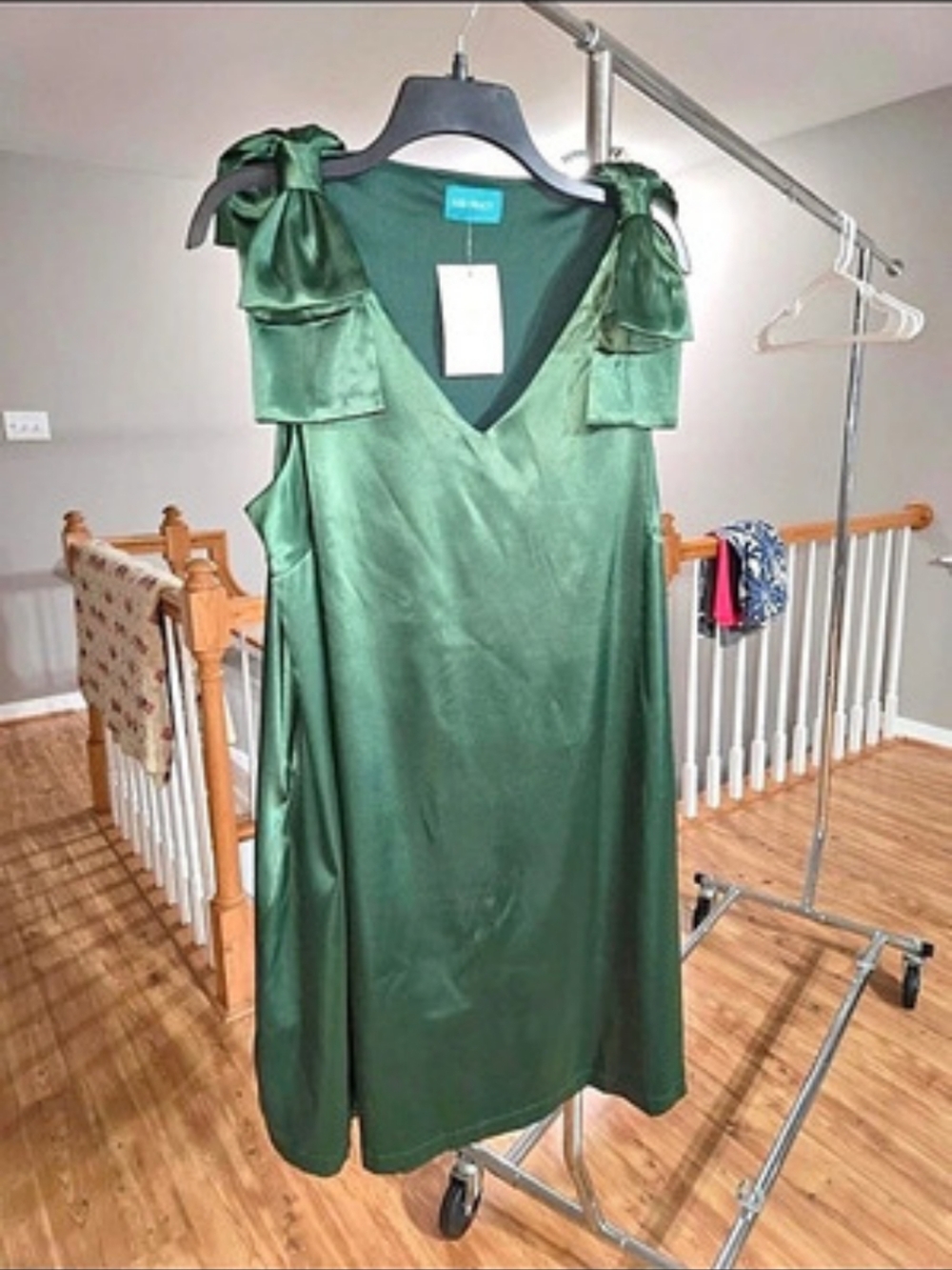 Lili Tracy Women's Green Maxi Dress NWT